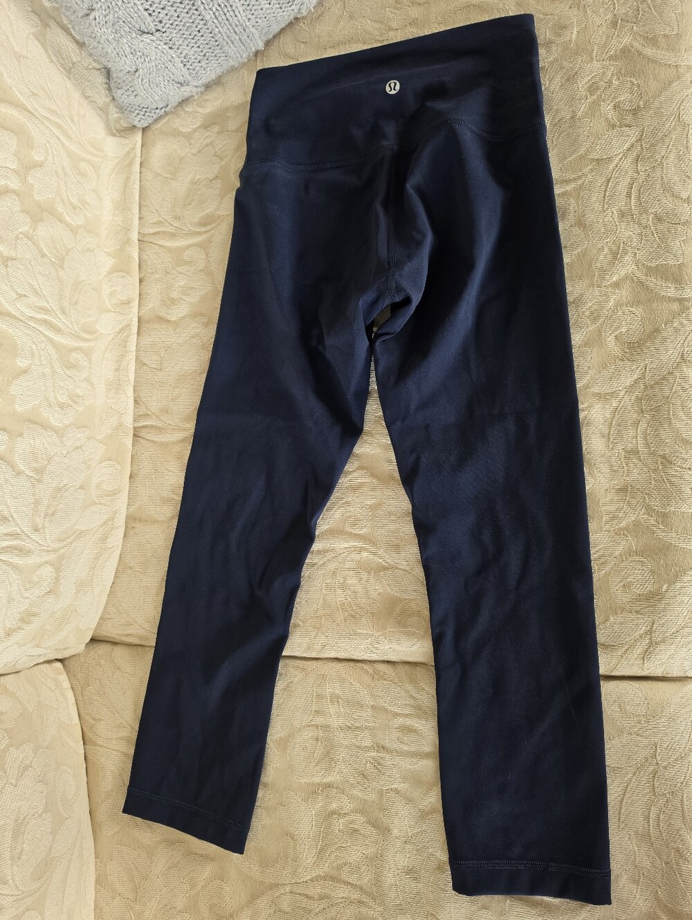 Lululemon Wunder Unders Luxtreme 7/8 Navy High-Rise Leggings Tights